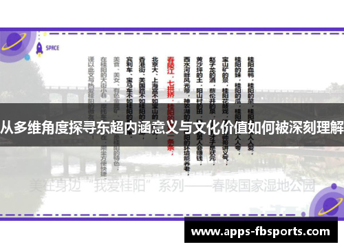 从多维角度探寻东超内涵意义与文化价值如何被深刻理解